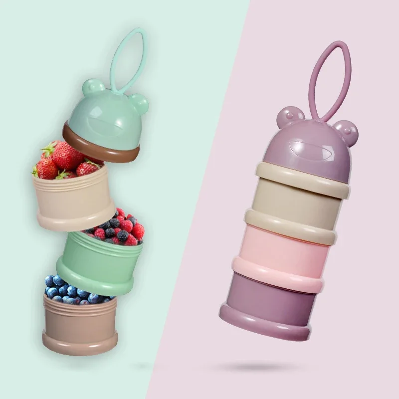 Baby Food Dispenser - السفر - موزع مسحوق الحبوب الأساسي