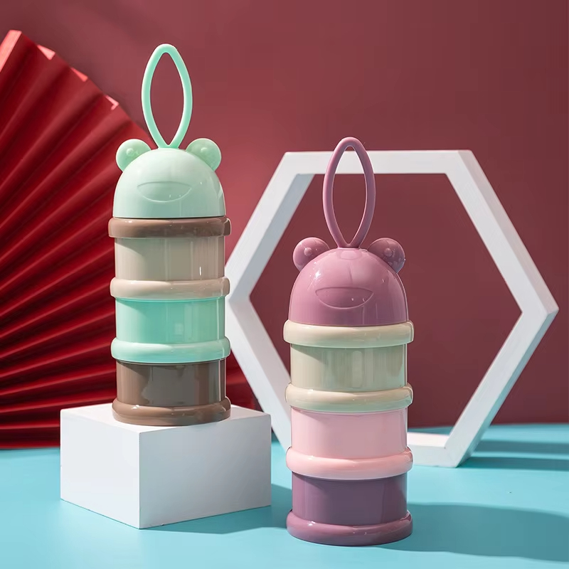 Baby Food Dispenser - صندوق مسحوق الحليب الملون، صندوق مسحوق