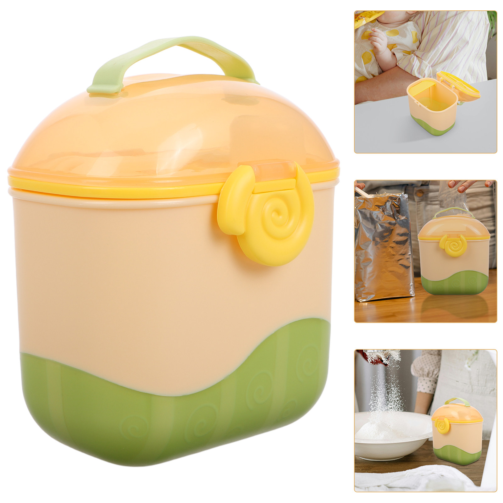 Baby Food Dispenser - حاوية متعددة الأقسام لحفظ حليب الأطفال