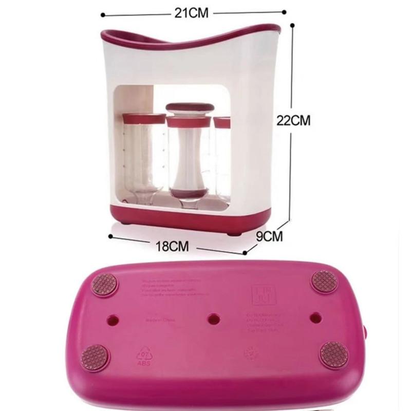 Baby Food Dispenser - عصارة هريس، إنتاج الطعام التكميلي، حقيبة