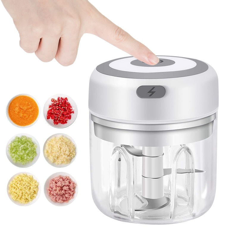 Baby Food Ingredients - مطحنة ثوم كهربائية 250 مل، مفرمة