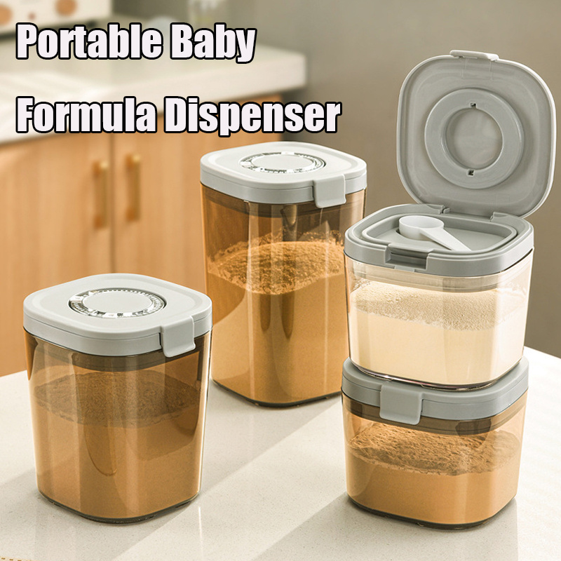 Baby Food Dispenser - صندوق تخزين أغذية الأطفال المقاوم للرطوبة