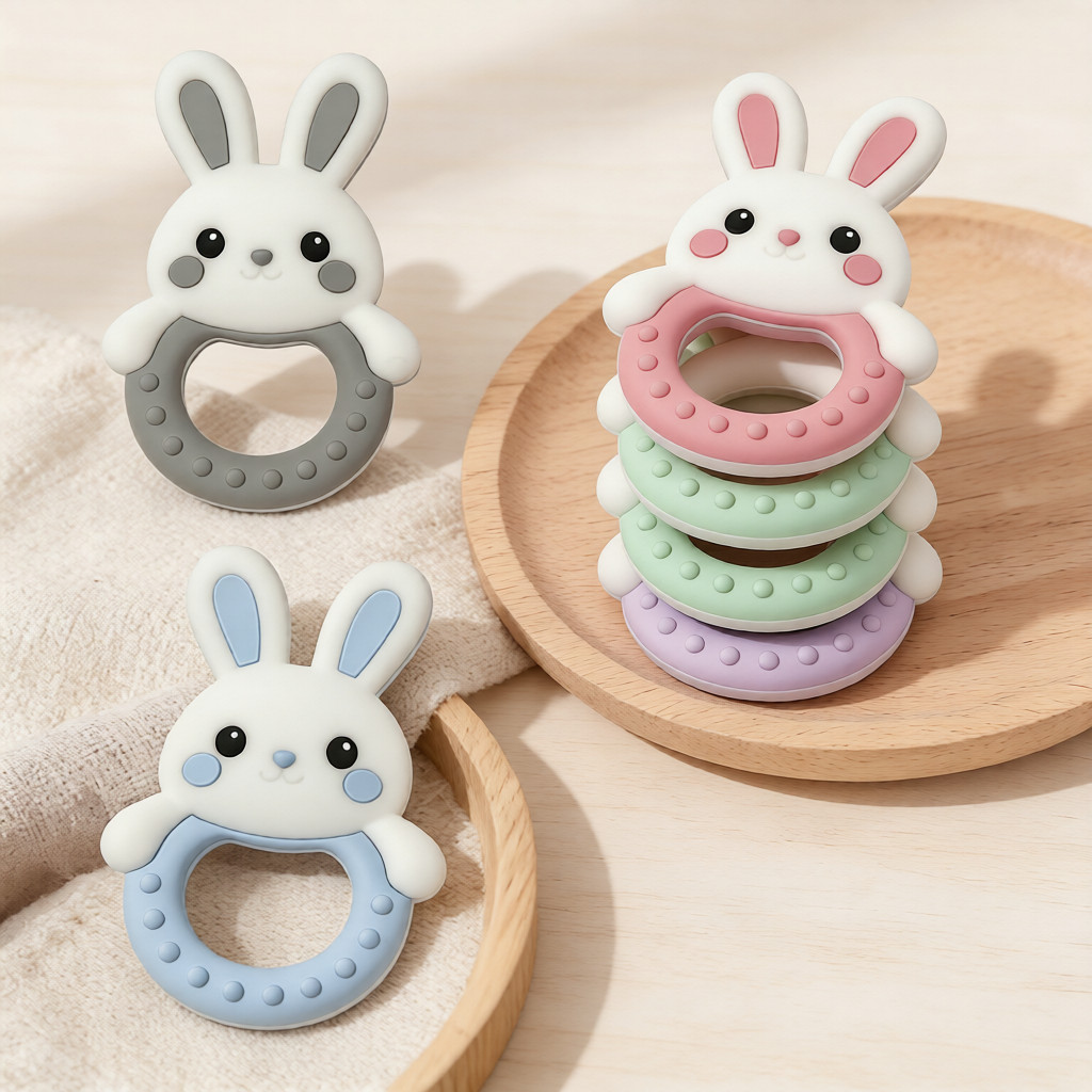 1 قطعة عضاضة الطفل لعبة من الس - مراجعة Baby Food Teether وسعره