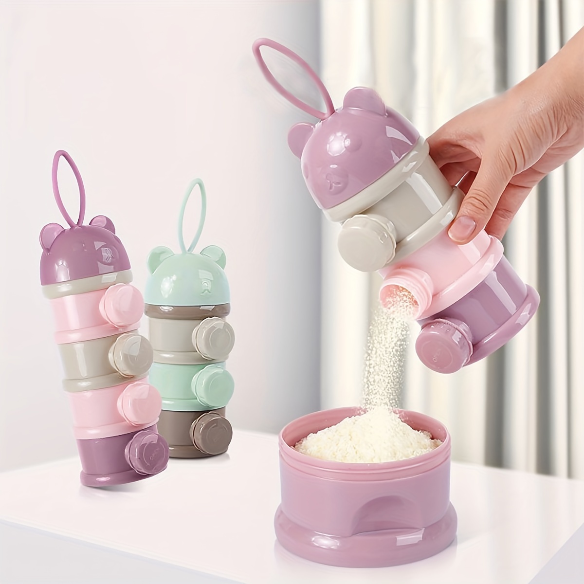 حاوية مسحوق حليب الأطفال ذات س - مراجعة Baby Food Dispenser وسعره