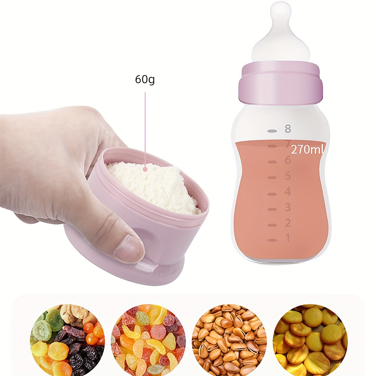 حاوية مسحوق حليب الأطفال ذات س - مراجعة Baby Food Dispenser وسعره