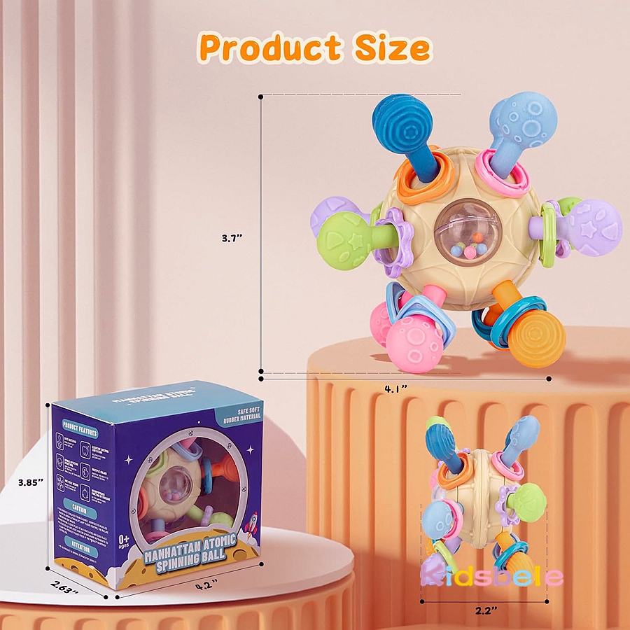 الوليد الرضع هز انتزاع تدور لع - مراجعة Baby Food Teether وسعره