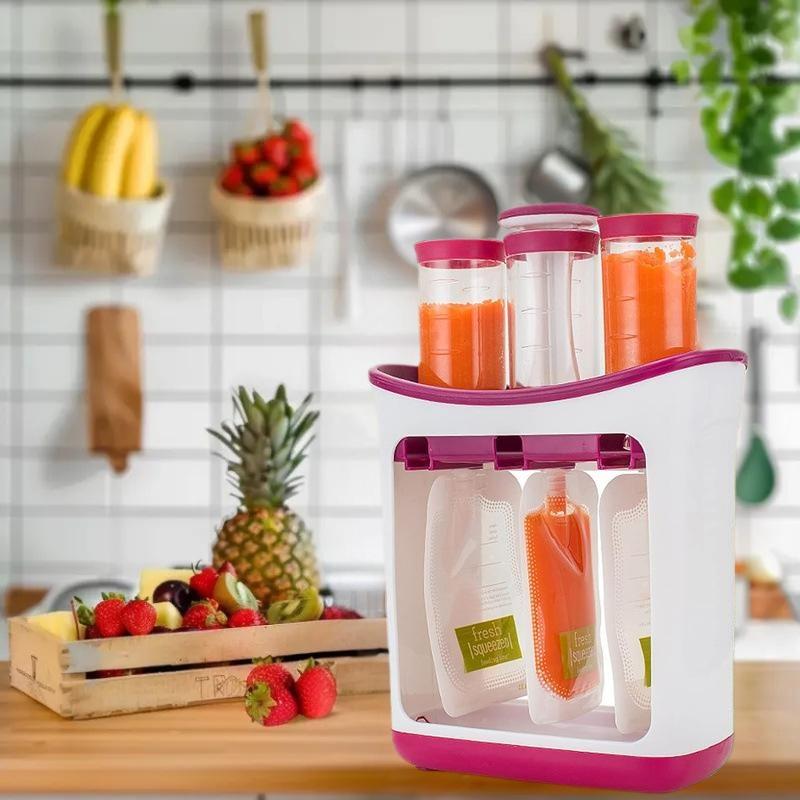 عصارة هريس، إنتاج الطعام التكم - مراجعة Baby Food Dispenser وسعره