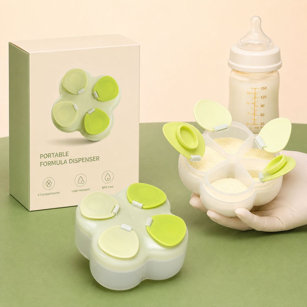 موزع حليب الأطفال المقسم 720 م - مراجعة Baby Food Dispenser وسعره