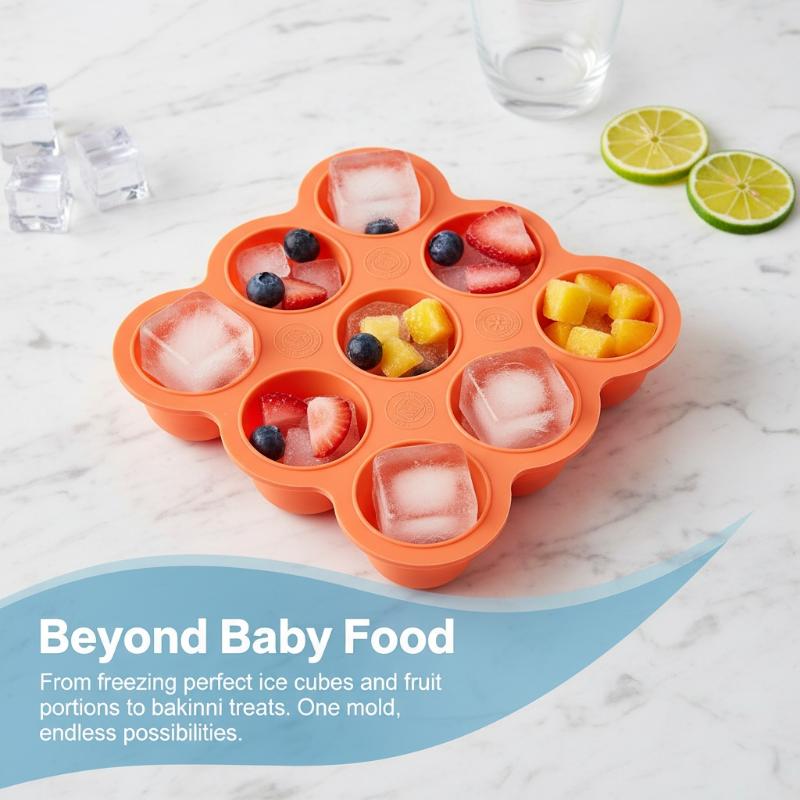 حاوية طعام الأطفال من السيليكو - مراجعة Baby Food Freezer Tray وسعره