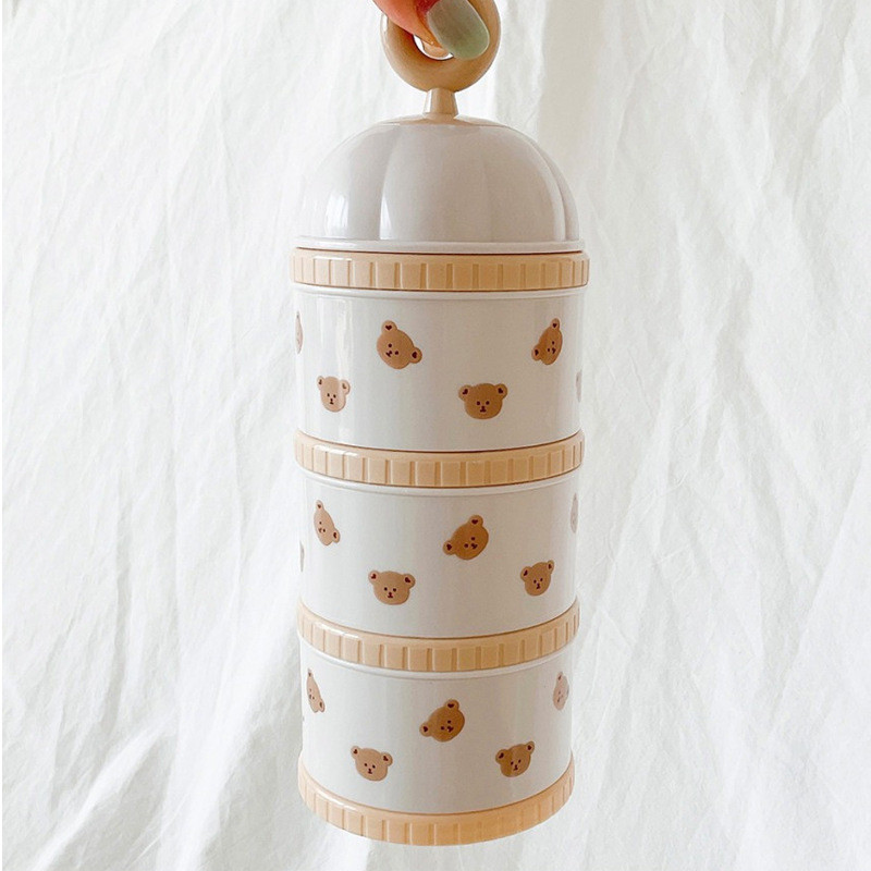 لطيف الدب الحليب مسحوق صندوق ا - مراجعة Baby Food Dispenser وسعره