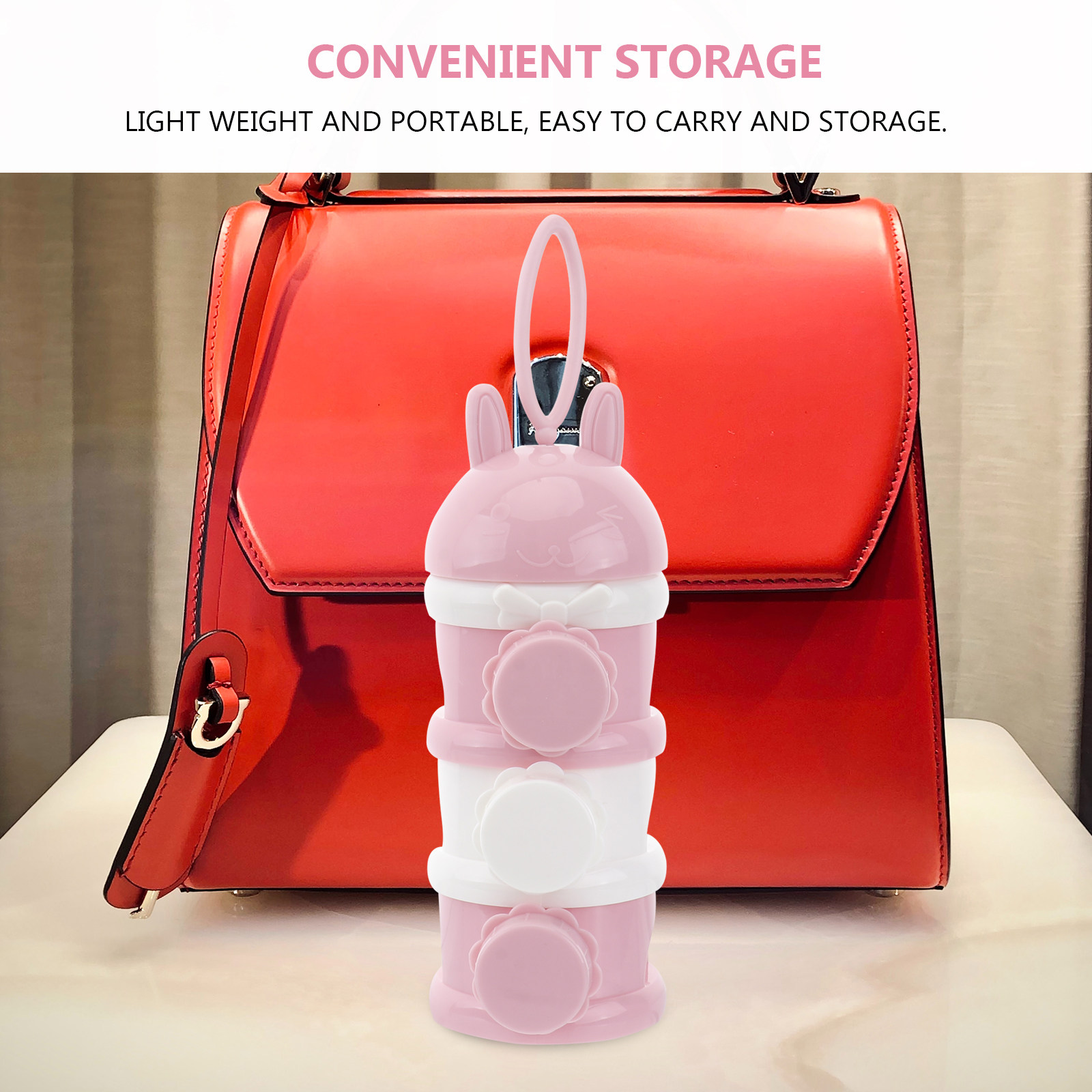 علبة حليب أطفال بثلاث طبقات مص - مراجعة Baby Food Dispenser وسعره