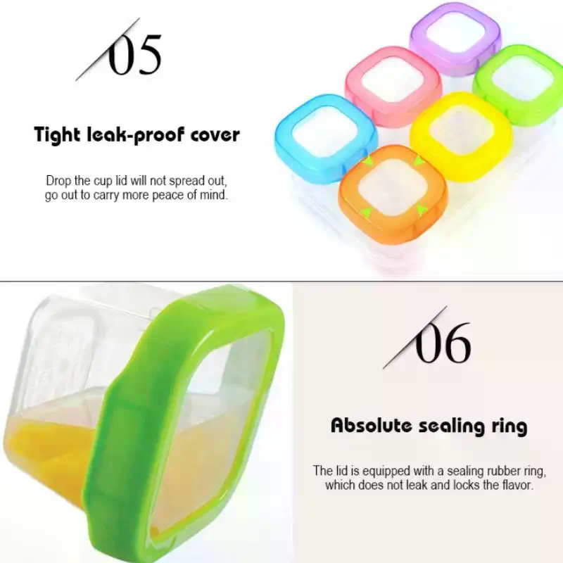 4/6 قطع من حاويات تخزين طعام ا - مراجعة Baby Food Freezer Tray وسعره