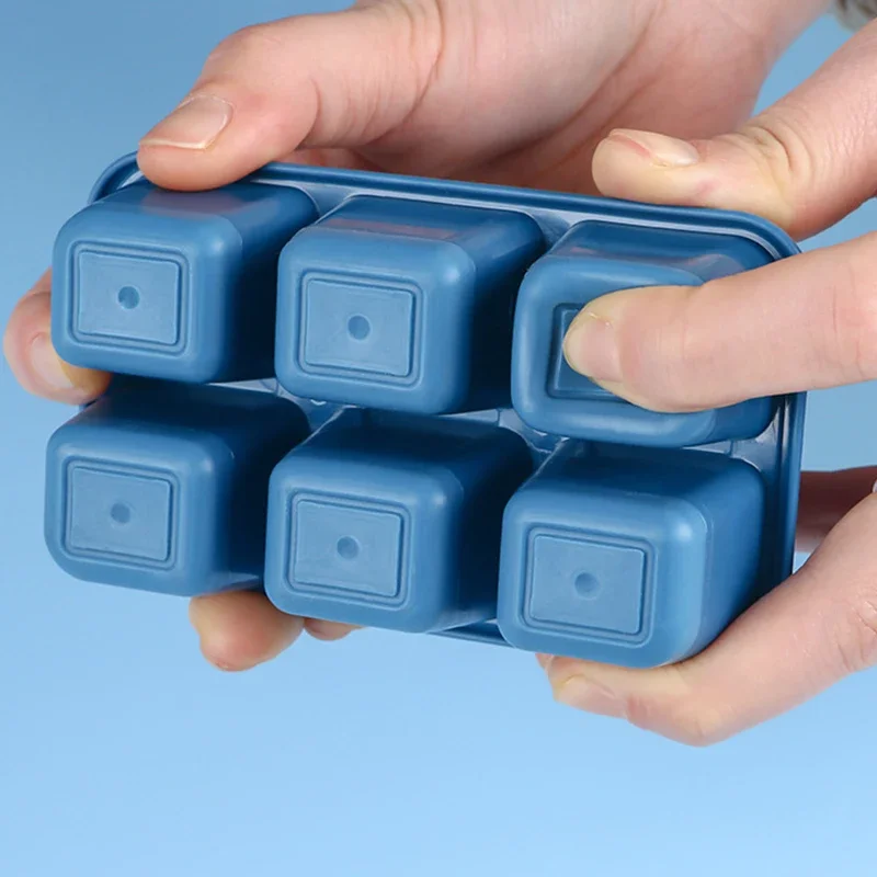 صواني مكعبات ثلج سيليكون بأغطي - مراجعة Baby Food Freezer Tray وسعره