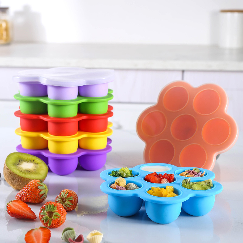 صينية سيليكون قابلة لإعادة الا - مراجعة Baby Food Freezer Tray وسعره