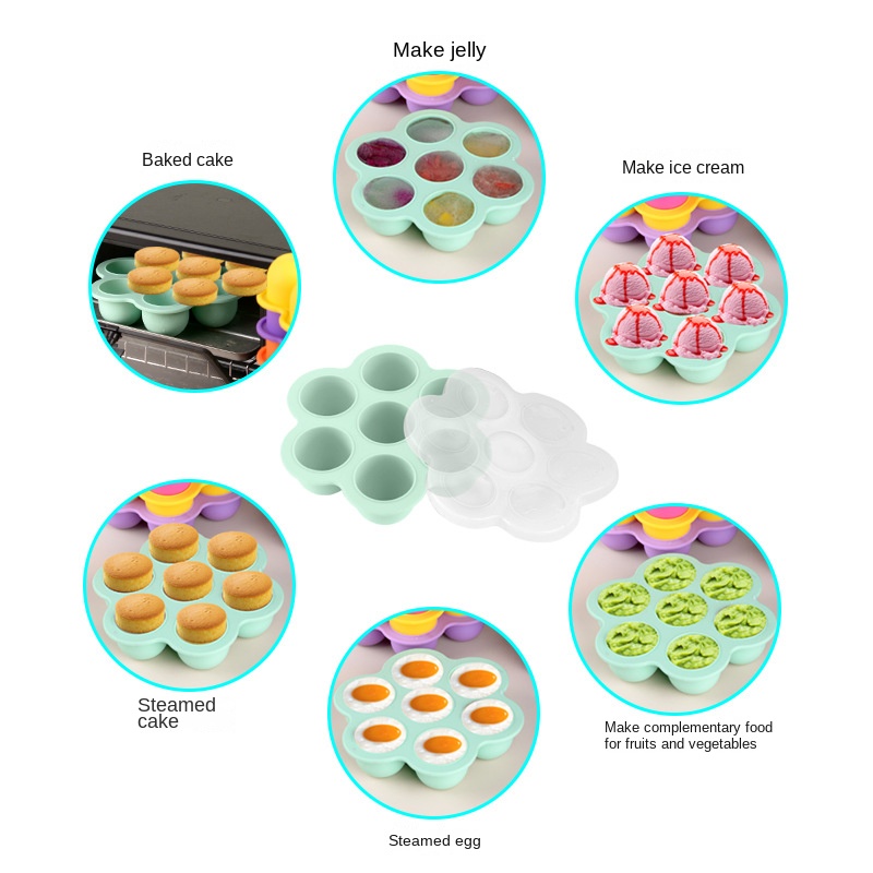 صينية سيليكون قابلة لإعادة الا - مراجعة Baby Food Freezer Tray وسعره