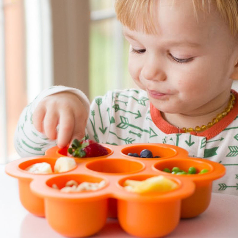 صينية سيليكون قابلة لإعادة الا - مراجعة Baby Food Freezer Tray وسعره