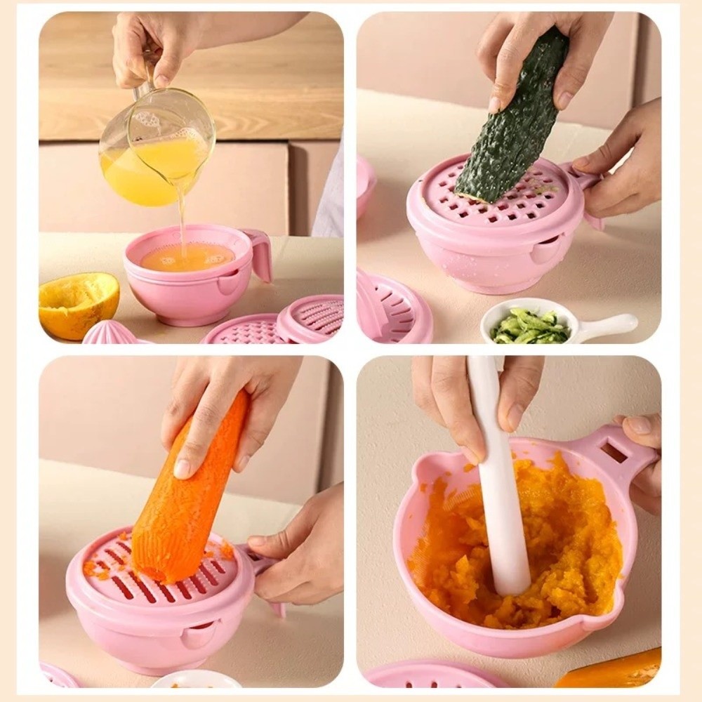 وعاء طحن أغذية الأطفال بلون سا - مراجعة Baby Food Vegetable وسعره