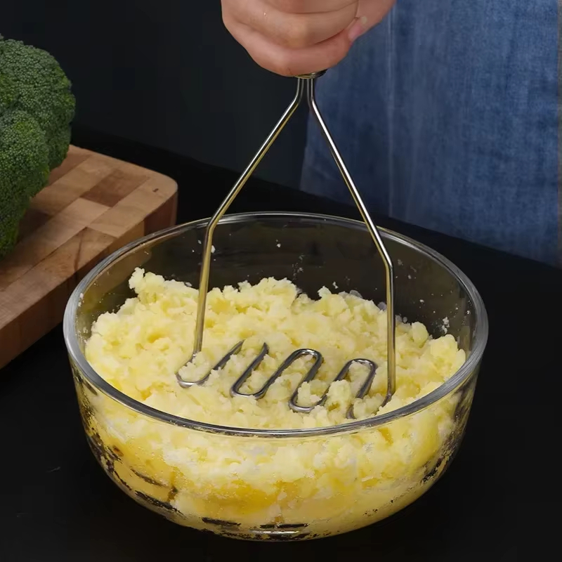 هراسة بطاطس يدوية من الفولاذ ا - مراجعة Baby Food Vegetable وسعره
